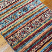 Load image into Gallery viewer, Hand knotted wool rug 29883 size 298 x 83 cm Afghanistan