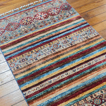 Load image into Gallery viewer, Hand knotted wool rug 29883 size 298 x 83 cm Afghanistan