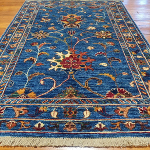 Hand knotted wool rug 12687 size 126 x 87 cm Afghanistan