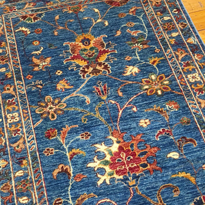 Hand knotted wool rug 12687 size 126 x 87 cm Afghanistan