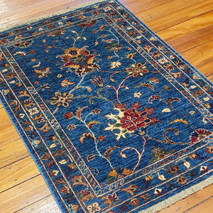 Hand knotted wool rug 12687 size 126 x 87 cm Afghanistan