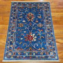 Load image into Gallery viewer, Hand knotted wool rug 12389 size 123 x 89 cm Afghanaistan