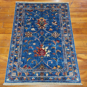 Hand knotted wool rug 12389 size 123 x 89 cm Afghanaistan