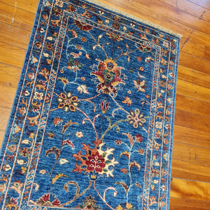 Hand knotted wool rug 12389 size 123 x 89 cm Afghanaistan