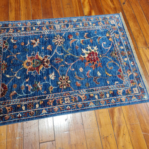 Hand knotted wool rug 12389 size 123 x 89 cm Afghanaistan