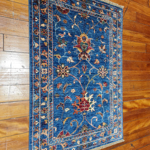 Hand knotted wool rug 12389 size 123 x 89 cm Afghanaistan