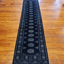 Load image into Gallery viewer, Hand knotted wool rug 32377 size 323 x 77 cm Pakistan