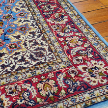Load image into Gallery viewer, Hand knotted wool rug on silk foundation 163108 size 163 x 108 cm