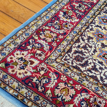 Load image into Gallery viewer, Hand knotted wool rug on silk foundation 163108 size 163 x 108 cm