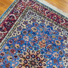 Load image into Gallery viewer, Hand knotted wool rug on silk foundation 163108 size 163 x 108 cm
