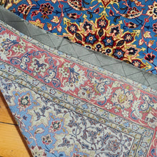 Load image into Gallery viewer, Hand knotted wool rug on silk foundation 163108 size 163 x 108 cm Isfahan Iran