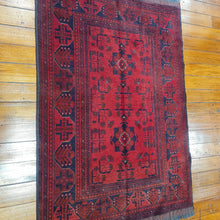 Load image into Gallery viewer, Hand knotted wool Rug 142101 size 142 x 101 cm Afghanistan