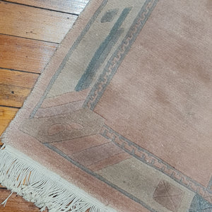 Hand knotted wool rug 35170 size 351 x 70 cm approx Nepal