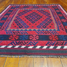 Load image into Gallery viewer, Hand knotted wool Rug 130114 size 130 x 114 cm Afghanistan