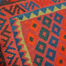 Load image into Gallery viewer, Hand knotted wool Rug 130114 size 130 x 114 cm Afghanistan