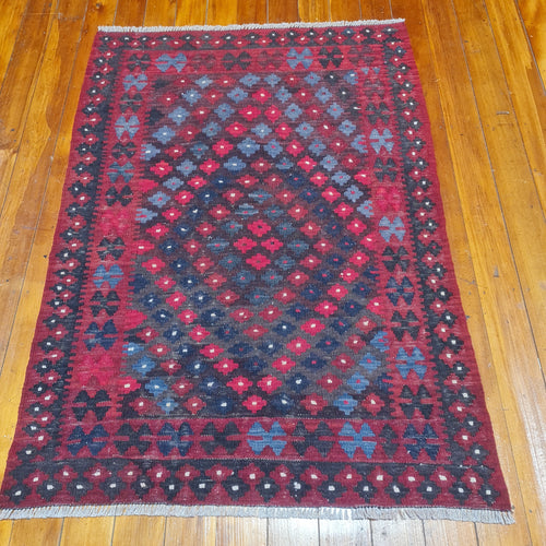 Hand knotted wool Rug 140100 size 140 x 100 cm Afghanistan