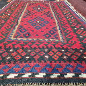 Hand knotted wool Rug 15094 size 150 x 94  cm Afghanistan