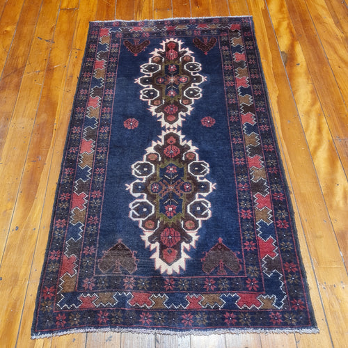 Hand knotted wool Rug 14784  size 147 x 84 cm Afghanistan