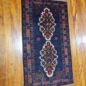 Hand knotted wool Rug 14784  size 147 x 84 cm Afghanistan