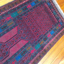 Load image into Gallery viewer, hand knotted wool Rug 15282 size 152 x 82 cm Afghanistan