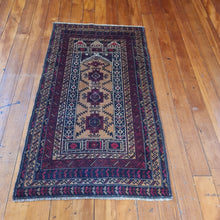 Load image into Gallery viewer, hand knotted wool Rug 13475 size 134 x 75 cm  Afghanistan