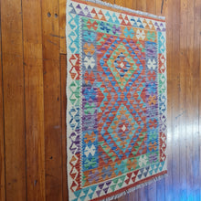 Load image into Gallery viewer, Hand knotted wool Rug 12791 size 127 x 91 cm Afghanistan