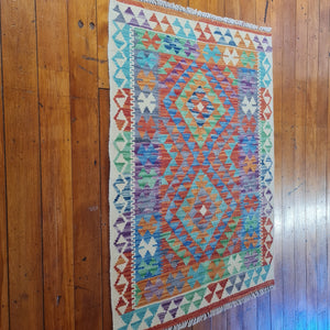 Hand knotted wool Rug 12791 size 127 x 91 cm Afghanistan