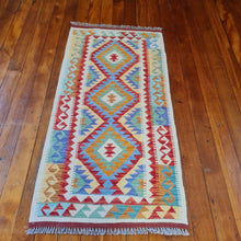 Load image into Gallery viewer, Hand knotted wool Rug 14873 size 148 x 73 cm Afghanistan