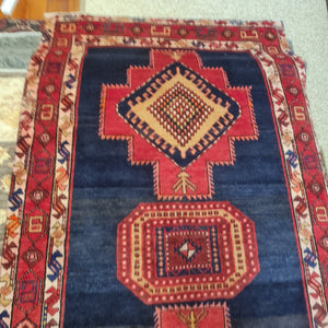 Hand knotted wool Rug 361143 size 361 x 143 cm