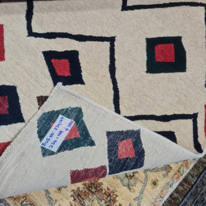 Hand knotted wool Rug 234169 size 234 x 169 cm Morocco