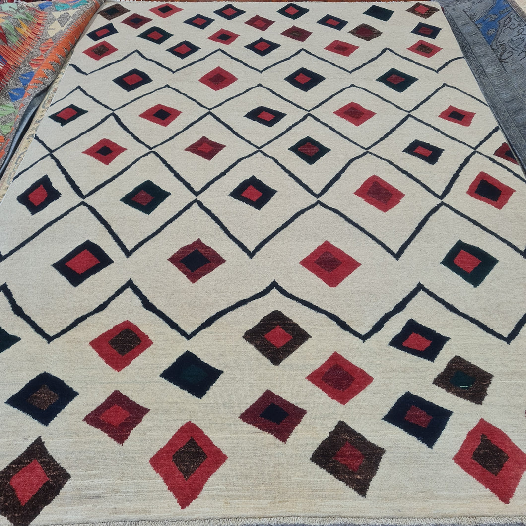 Hand knotted wool Rug 234169 size 234 x 169 cm Morocco
