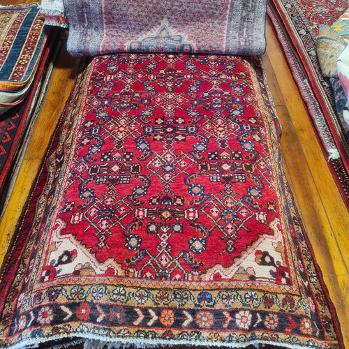 Hand knotted wool Rug 306120 size 306 x 120 cm