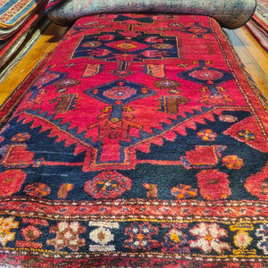 Hand knotted wool rug 300115 m size 300 x 115 cm Afghanistan