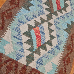 Hand knotted wool Rug 8757 size 87 x 57 cm Afghanistan