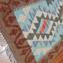 Load image into Gallery viewer, Hand knotted wool Rug 8757 size 87 x 57 cm Afghanistan
