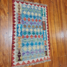 Load image into Gallery viewer, Hand knotted wool Rug 9166 size 91 x 66 cm Afghanistan