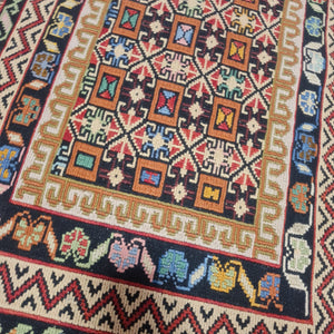 Hand knotted wool Rug 4877 size 48 x 77 cm