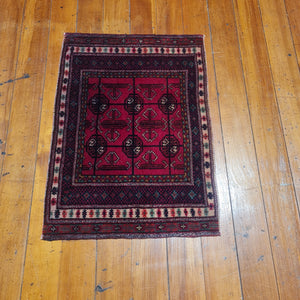Hand knotted wool Rug 5273 size 52 x 73 cm