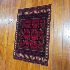 Hand knotted wool Rug 5273 size 52 x 73 cm Iran