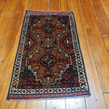 Load image into Gallery viewer, Hand knotted wool Rug 7443 size 74 x 43  cm Iran