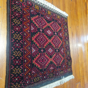 Hand knotted wool Rug 5458 size 54 x 58 cm Iran