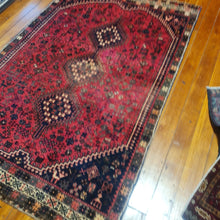 Load image into Gallery viewer, Hand knotted wool Rug 196126 size 196 x 126 cm