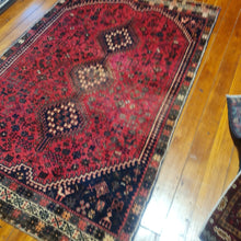Load image into Gallery viewer, Hand knotted wool Rug 196126 size 196 x 126 cm Iran