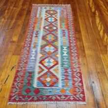 Load image into Gallery viewer, Hand knotted wool Rug 19579 size 195 x 79 cm Afghanistan