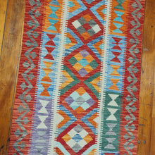 Load image into Gallery viewer, Hand knotted wool Rug 19579 size 195 x 79 cm Afghanistan