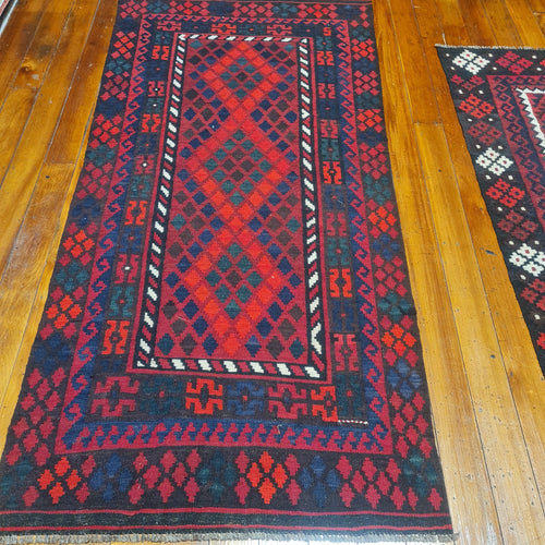 Hand knotted wool Rug 20798 size 207 x 98 cm Afghanistan