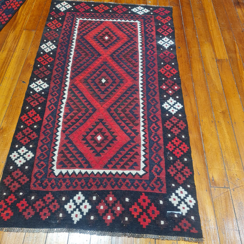 Hand knotted wool Rug 191105 A size 191 x 105 cm Afghanistan