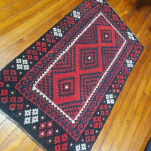 Load image into Gallery viewer, Hand knotted wool Rug 191105 A size 191 x 105 cm Afghanistan