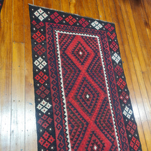 Hand knotted wool Rug 191105 A size 191 x 105 cm Afghanistan