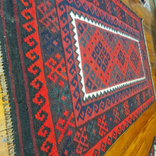 Load image into Gallery viewer, Hand knotted wool Rug 191105 size 191 x 105 cm Afghanistan